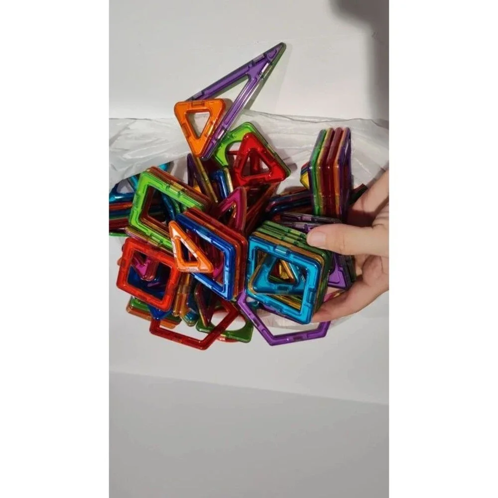 Magformers Discovery Construction magnetic magnet tiles geometric shapes 116pcs